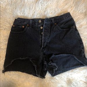 High waisted Abercrombie and Fitch shorts